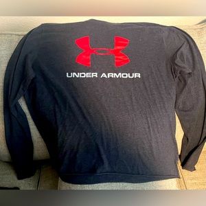 Men’s Charcoal Grey Under Armour Tee 3/4 - Length Sleeve